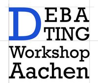 Debating workshop in Aachen: A young club needs expertise