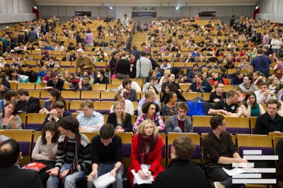 Wo sind sie, die VDCH-Teams? Announcement Hall der WUDC 2013