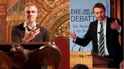 Lukas Haffert und Benedikt Nufer (v.l.n.), Vizepräsidenten der DDG