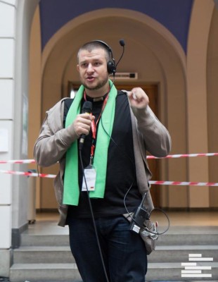 Torsten Rössing bei den WUDC 2013 in Berlin  (c) Henrik Maedler