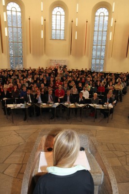 Blick ins Publikum beim Finale der ZEIT DEBATTE Frankfurt in der Paulskirche (c) Florian Umscheid