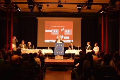 Die "Klartext Europa"-Debatte in Bielefeld (c) DG Bielefeld