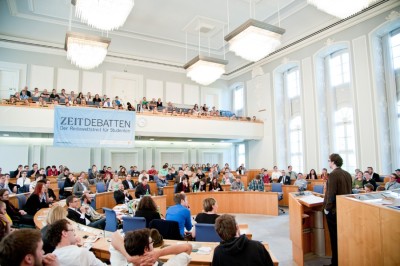 Finale der ZEIT DEBATTE Mainz 2014 im Plenarsaal des rheinland-pfälzischen Landtages (c) Michael Schindler