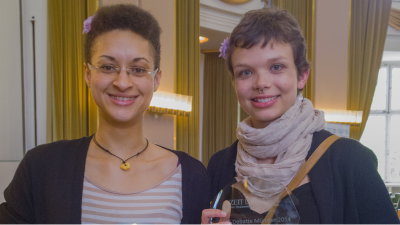 Westdeutsche Meisterinnen 2014: Allison Jones (l.), Alisha Ricard (c) DCJG