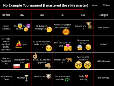 round presentation template