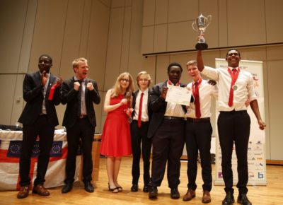 Team England wins the WSDC 2016 - © Dominique Brewing