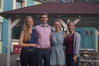 V.l.n.r.: Sabrina Effenberger, Julian Staudt, Frederike Holewik, Elin Böttrich - © Titian Gohl