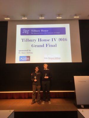 Philipp Müller und Calyxx Peucker, Gewinner des Tilbury House IVs 2016 - © Katharina Heinrich