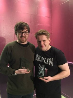 Winners of the Swansea Open 2017: Liam Dodd (left), Ieuan Skinner (right) - © Craig McDonald