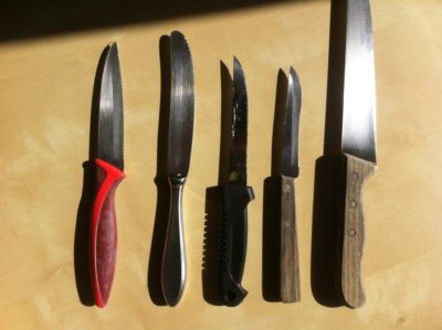 Different types of knifes. - © Lennart Lokstein