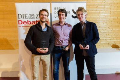 Münster gewinnt die ZEIT DEBATTE Berlin 2017