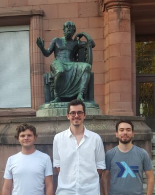 V.l.n.r.: Tobias Stocker, Karsten Seng und Jannis Limperg - © DC Freiburg