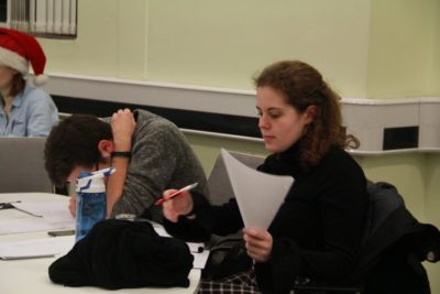 Tommy Peto and Gigi Gil - © UoB Debating