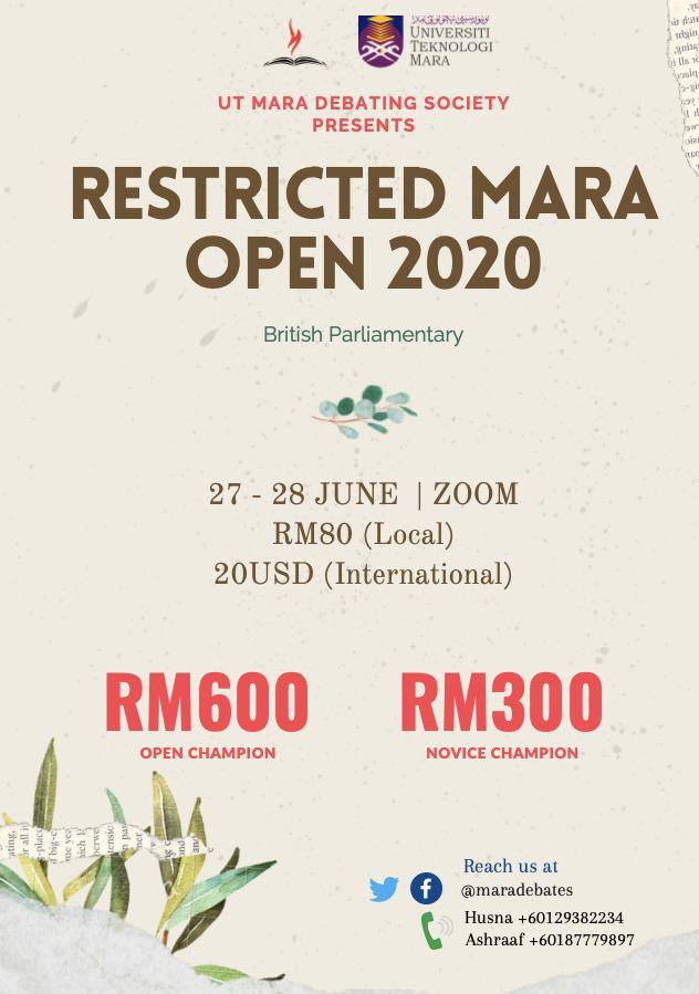 Restricted MARA Open