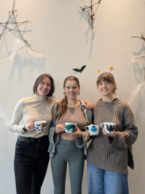 Die Sieger des Cup der Angst 2025, v.l.n.r.: Ronja Schneider, Amelie Egger, Anne Uder © Sven Bake