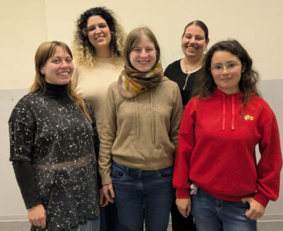 Der Vorstand des Debattierclubs Würzburg 2025/26. Foto: Sven Bake.