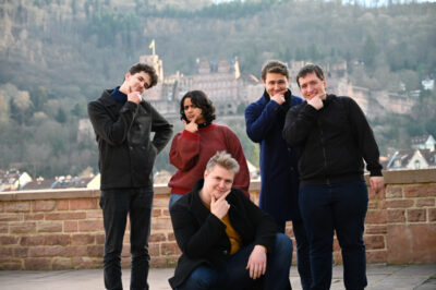Das Orgateam der DDM 26; v.l.n.r.: Evgeni, Lisa, Arvid, Philipp, Lukas; © Patrick Schaffranka