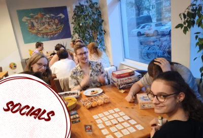 Die BDU auf einem Brettspiele-Café-Social © Josephine Matz